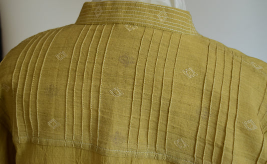 Kala Cotton Tunic — Pista — alternate view