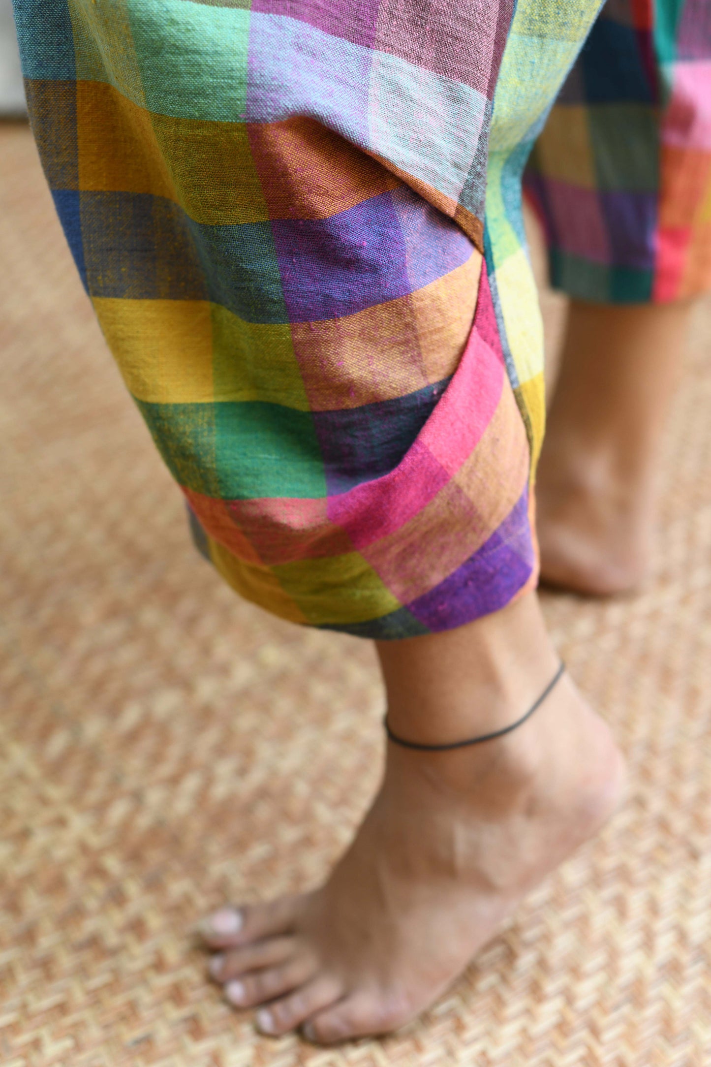Obi Tuck Pants — Rang — detail