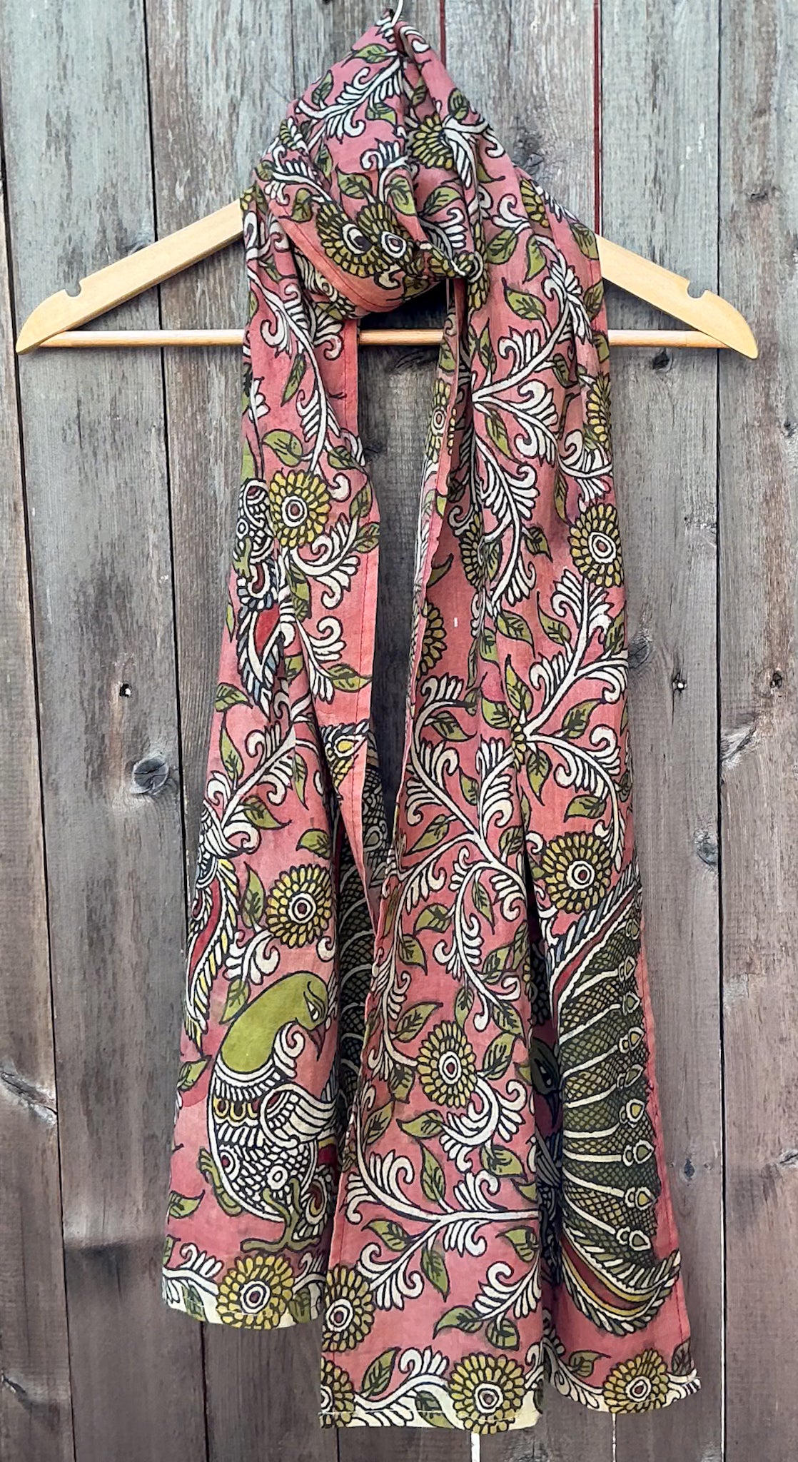 Painted Chintz — Salmon Background