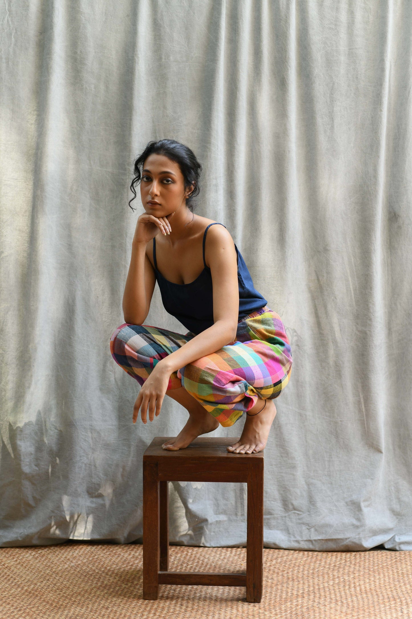 Obi Tuck Pants — Rang — styling view