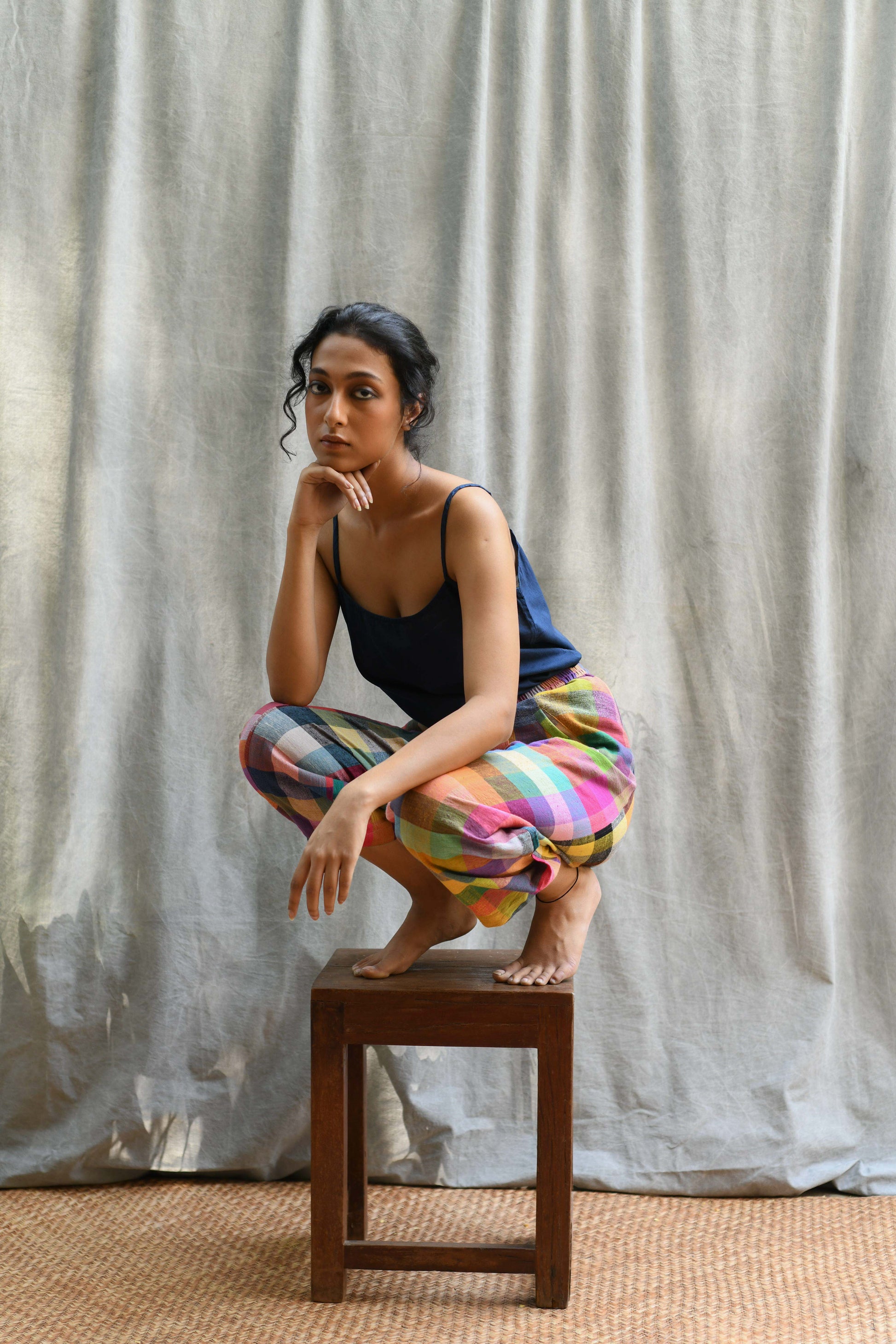 Obi Tuck Pants — Rang — styling view